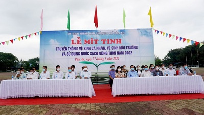 TP.Tân An: Diễu hành hưởng ứng Tuần lễ Quốc gia Nước sạch và Vệ sinh môi trường 2022  